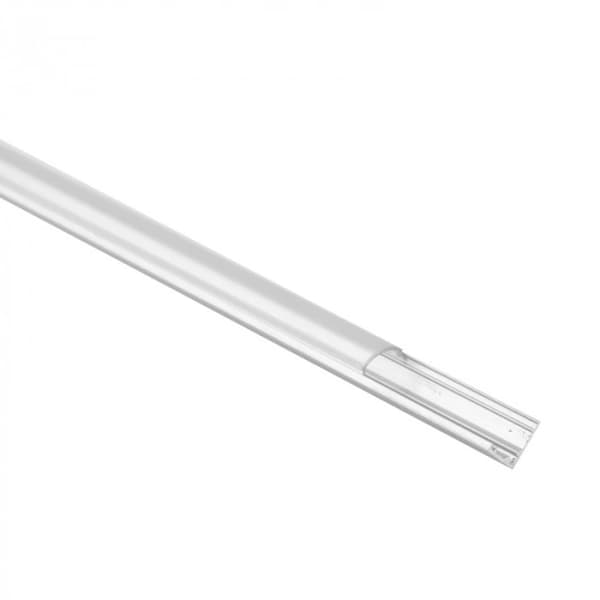 Corner Raw Silver LED Strip Profil + Transparent Skærm 2m Smal