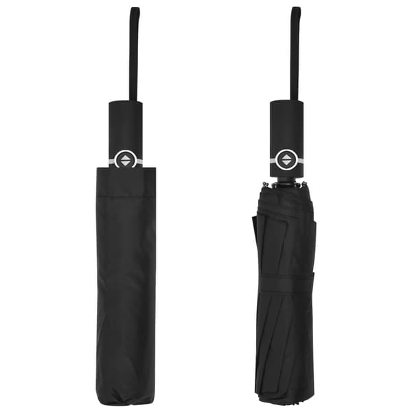 vidaXL automatisk paraply, sort, 104 cm