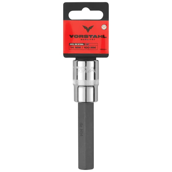 Topnøgle 1/2” med unbrako-crV-bit > 6 x 100 mm < Vorstahl