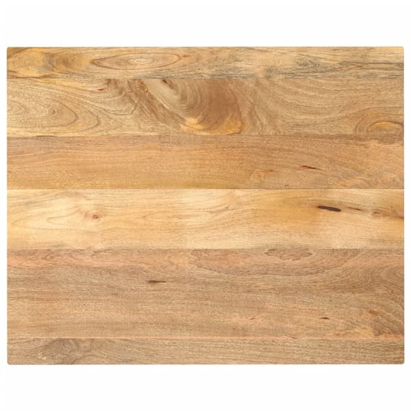 vidaXL bordplade 90x80x3,8 cm rektangulær massiv mangotræ