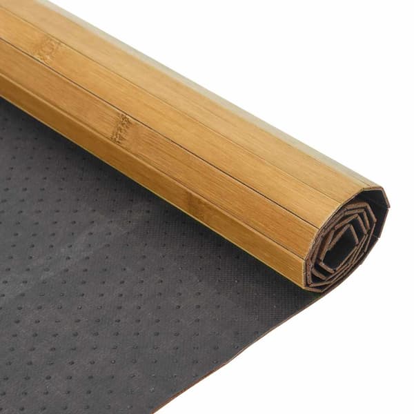 vidaXL Rektangulär matta, naturlig, 100x200 cm, bambu