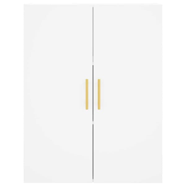 vidaXL Väggskåp vit 69,5x34x90 cm