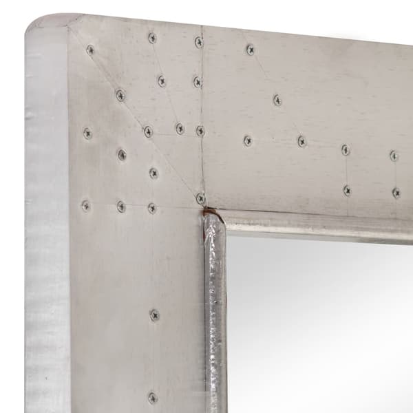 vidaXL Väggspegel pilot 110x50 cm metall