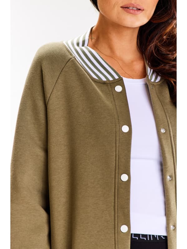 Väljä neuletakki - Khaki S/M