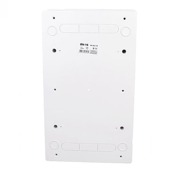 Elfordelingstavle til overflademontering 2x8 N+PE 16 ABS PC IP40 Hvid