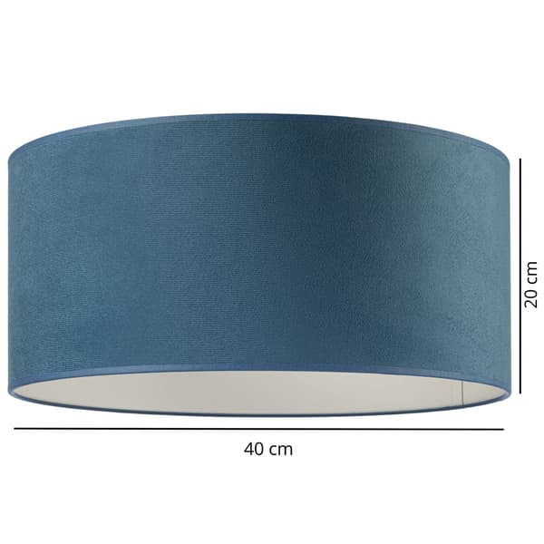 Tornado lampskärm rund 40 sammet jeans