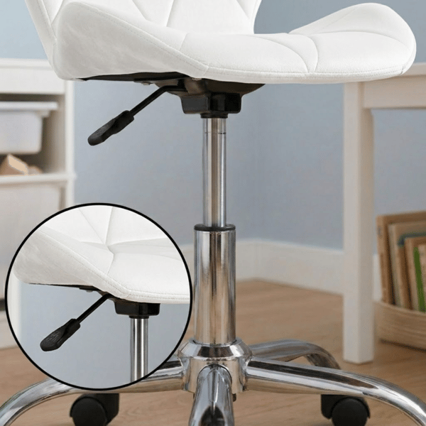 Luca kontorstol, beige velour