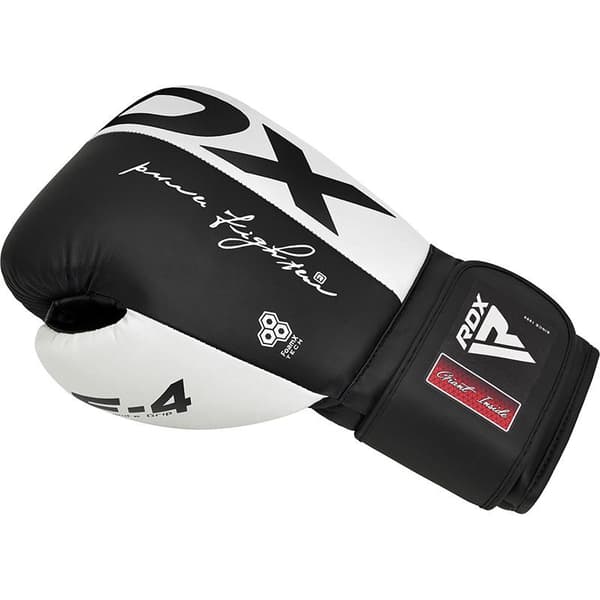 RDX Boksehandsker REX F4 Sort/Hvid 14oz