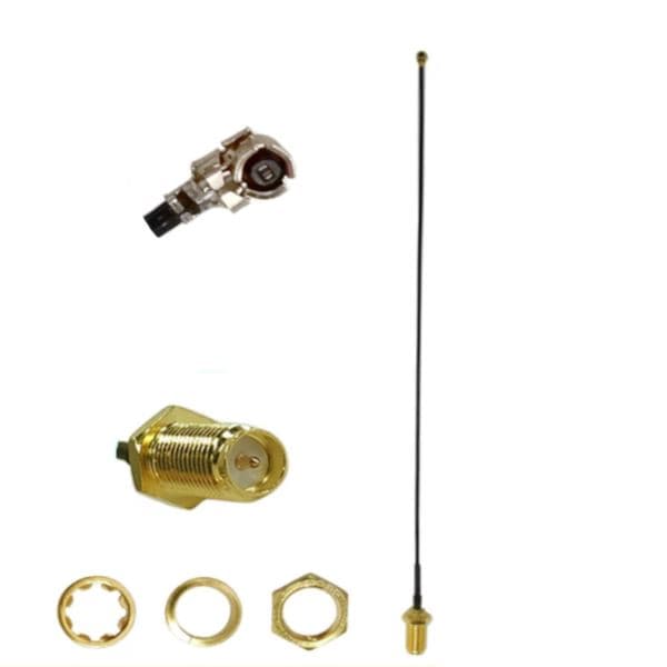 Pigtail uFL hun / SMA-RP fatning RF1.13 70cm