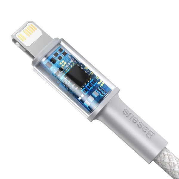 Kabel för iPhone USB-C - Blixtsnabb laddning 20W 2m - vit