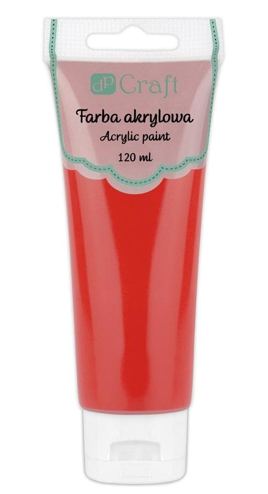 Punainen akryylimaali 120ml