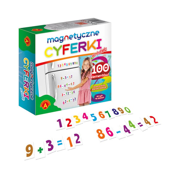 Magnetiske tal til køleskabet