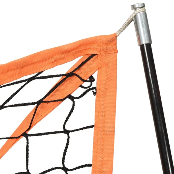 vidaXL baseballnet orange og sort 183x182x183 cm