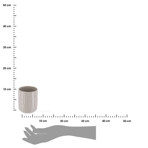 Nolan badrumsmugg i keramik, beige