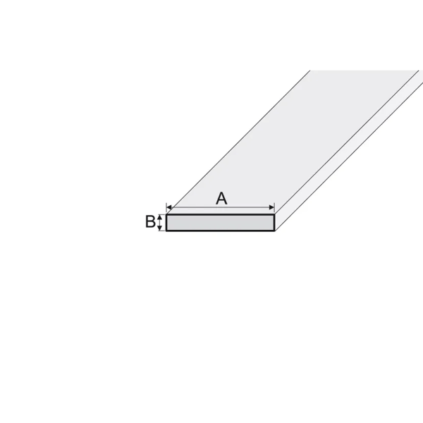 Remsa B03 Anod silver 100cm