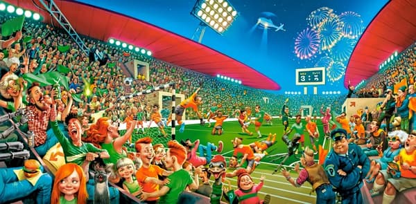 4000 bitars pussel Fotbollsmästerskapet