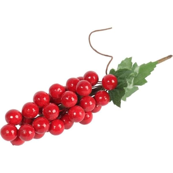 Pihlajan oksa 24 cm punainen
