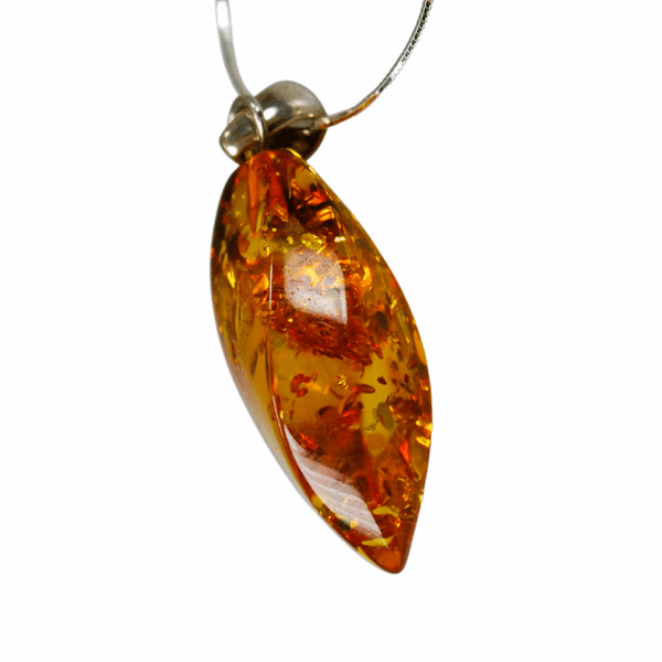 Cognac rav vedhæng - Baltic Amber Smykker