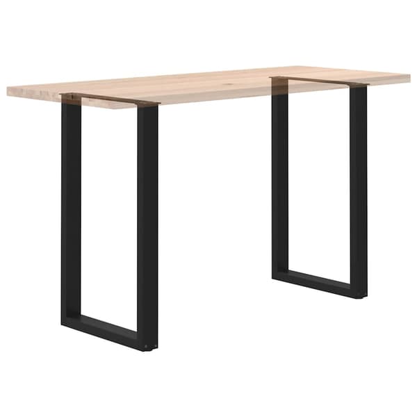 vidaXL sofabordsben, 2 stk., sort, 60x(100-101) cm, stål