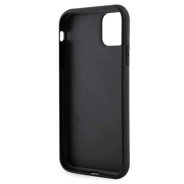 Karl Lagerfeld Glitter Choupette Patch-etui til iPhone 11 / Xr, sort