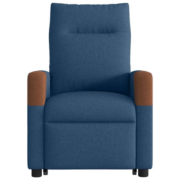 vidaXL Elektrisk lyftande massagefåtölj, vilstol, blå