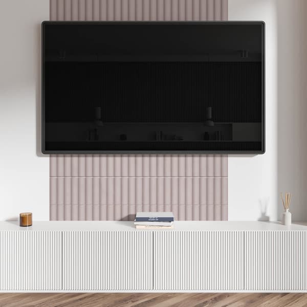 Monteringsklar vinylplade med tryk 120x60 cm parallelle teksturstriber
