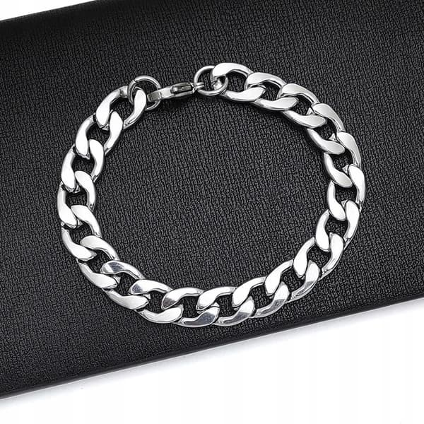 DIAMANT Sølv Herrearmbånd 18cm Armbånd + GRATIS
