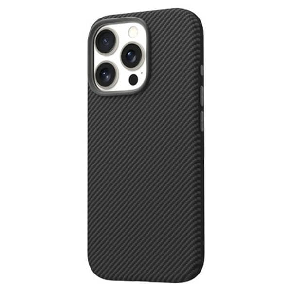 Araree Pellis Carbon-etui til iPhone 16 Pro Max, sort