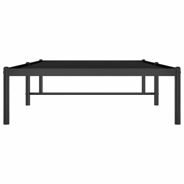 vidaXL metalsengestel sort 90x190 cm
