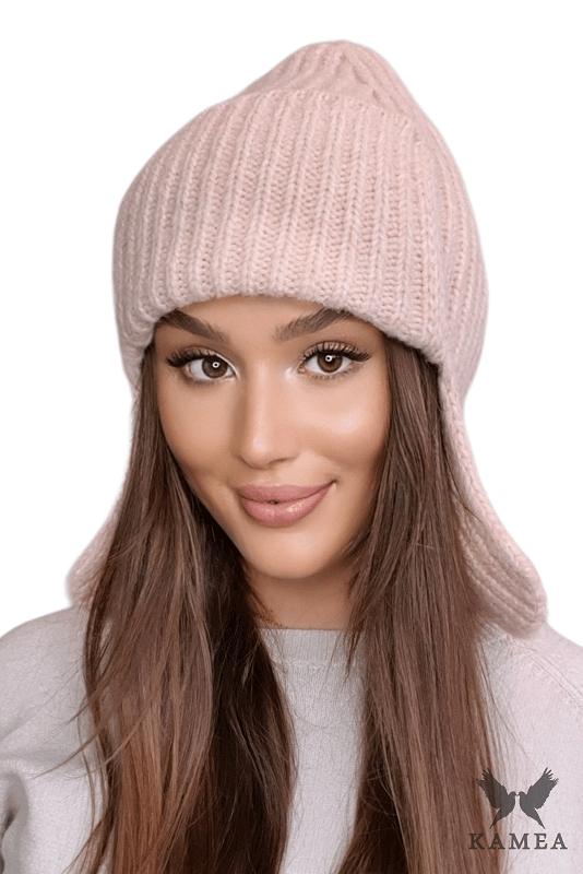 AMETHYST ushanka vinterhat, pink farve