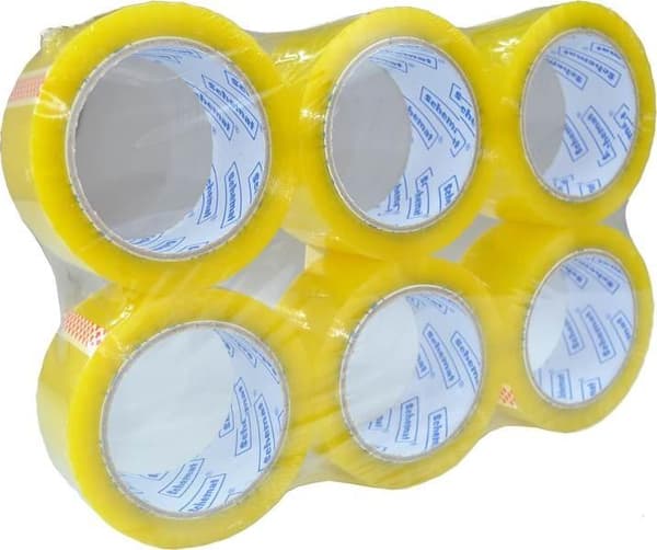 Teippi 48mmx60m läpinäkyvä (6 kpl)