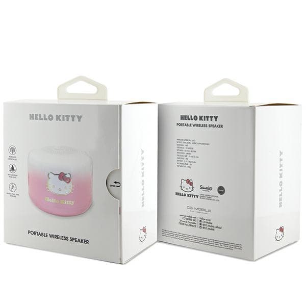 Hello Kitty Bluetooth-högtalare 5.0 HKWSBT6GKEP Rosa Galvaniserad Gradient