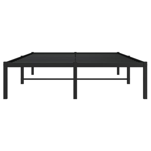 vidaXL metalsengestel sort 120x190 cm