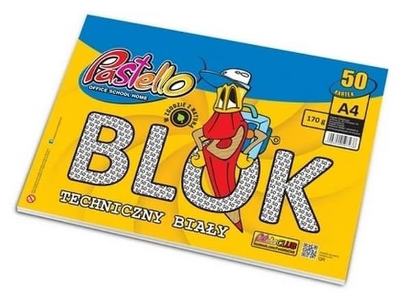 Teknisk blok A4 170g 50 ark