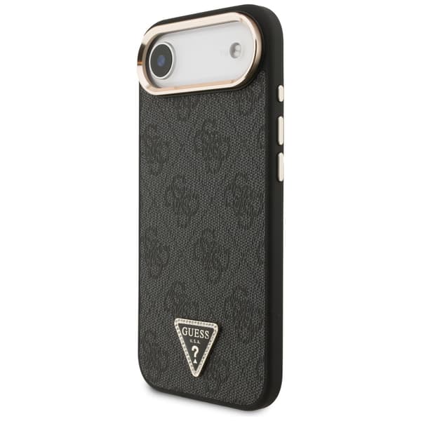 Guess 4G Triangle Logo MagSafe-etui til iPhone Air, sort og guld