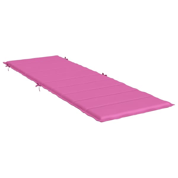 vidaXL Solstolsdyna, rosa, oxfordtyg