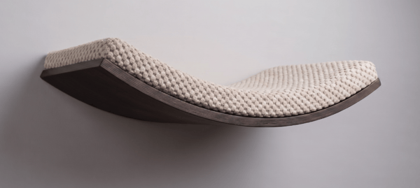 Trähylla för katter Arc 60cm Beige