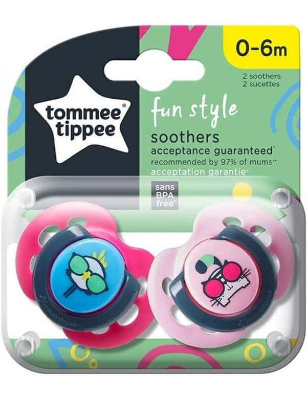TT 43335795 Beroligende sut FUN STYLE 0-6md. 2 stk.