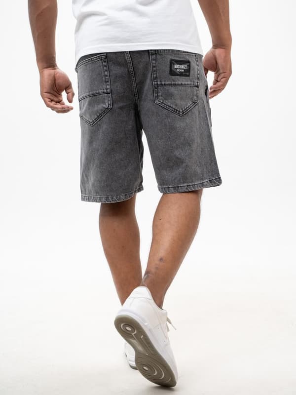 Herr Mörkgrå MyStars Svarta Basic Jeansshorts 30