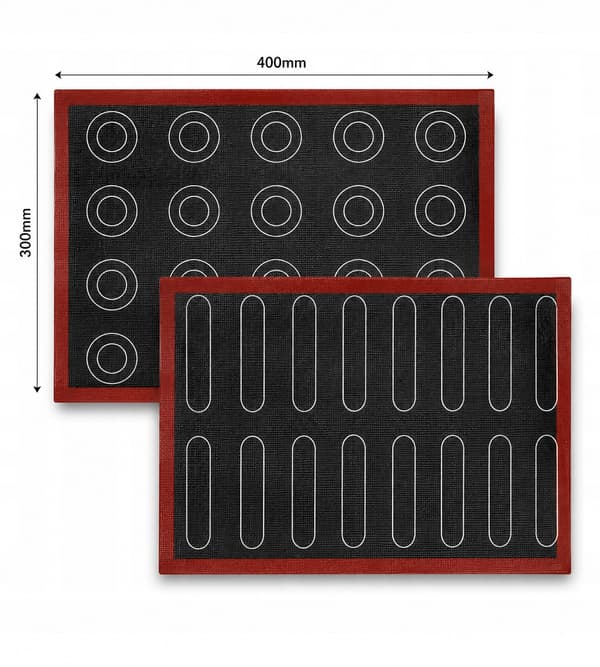 Silikon bakmatta 30X40 CM perforerad dubbelsidig