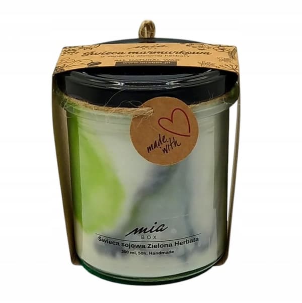 Marmoreret sojalys Grøn te 240g