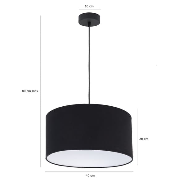 Tornado AD1 lampa svart
