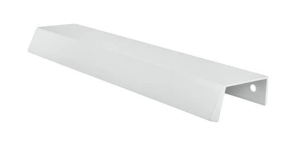 Hvidt loftkantmøbelgreb 436 mm let, holdbart, elegant UA09