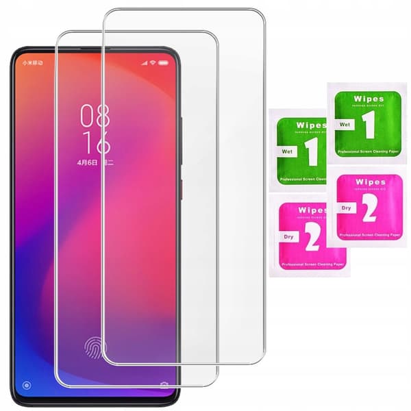 2x Hærdet glas til XIAOMI REDMI K20 9H glas