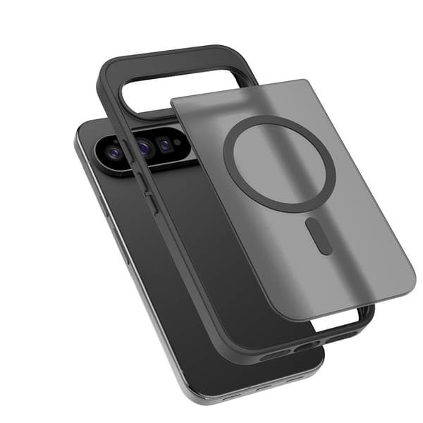 Etui til Google Pixel 10 Pro XL, til MagSafe, ERBORD Mat Etui - sort