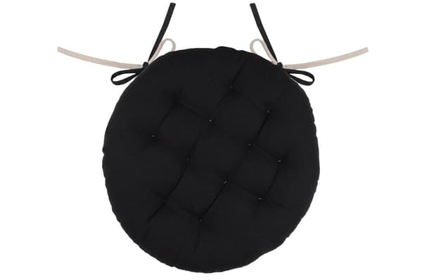 DUO stolsdyna 38 cm ljussvart