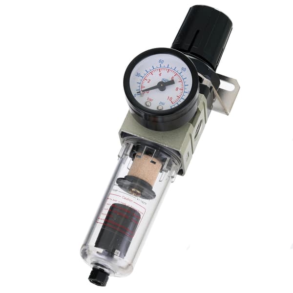 AW2000-02D Filter med reduktionsventil, automatisk dræning CH