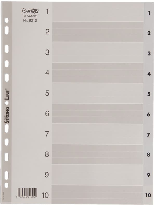 A4 PP NUMERISKA INLAG 1-10