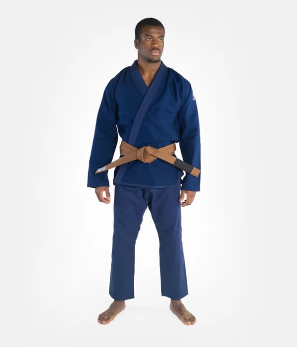 Progress Kimono/Gi BJJ Herr The Academy Marinblå + Vit Bälteset A2