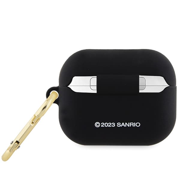 Hello Kitty Silikone 3D Kitty Hovedcover til Airpods Pro, Sort